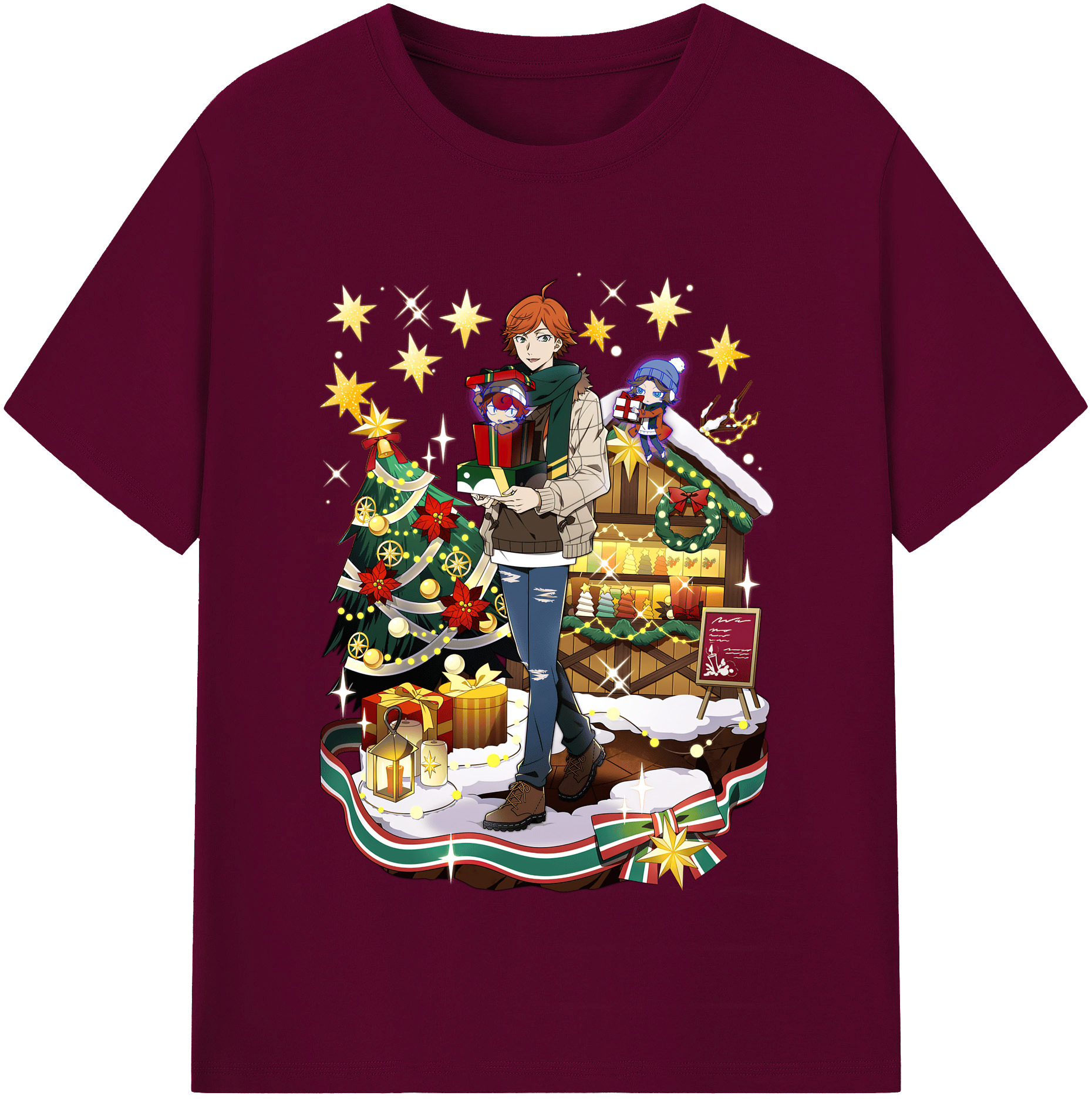 （画像用） 文豪ストレイドッグス Bungo Stray Dogs レディースカジュアルプリントTシャツ（綿100％）